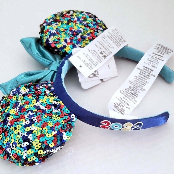 Minnie Mouse Sequined Ear Headband - Picture 2 of 5